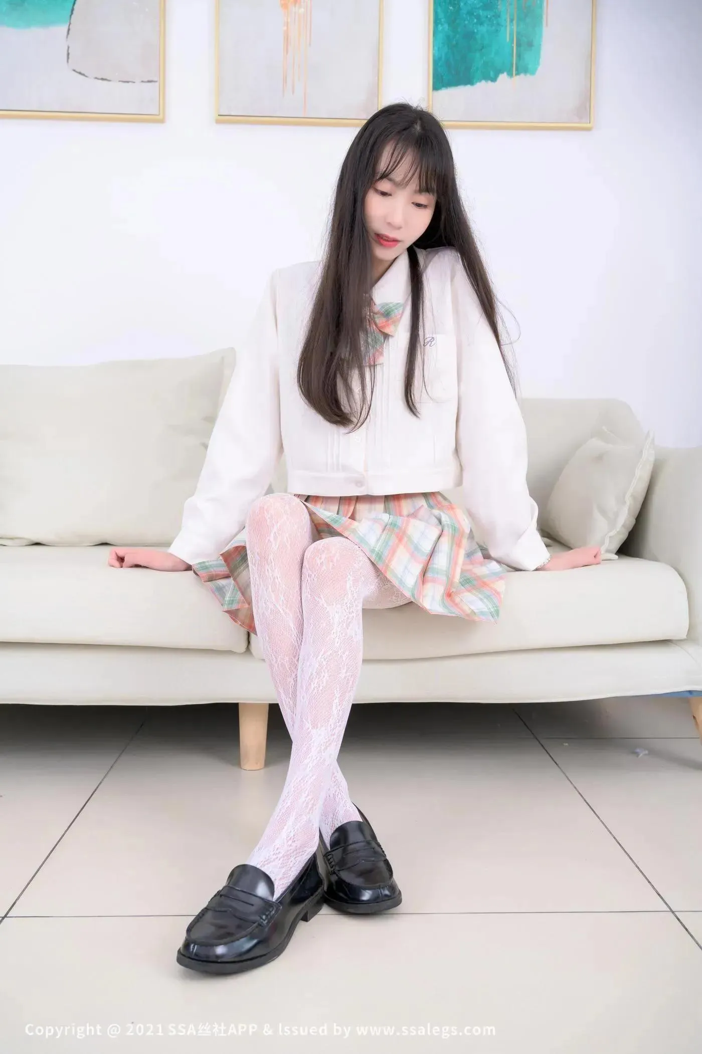 [SSA丝社]超清写真 NO.676 腿模团团的白色网袜（上） [68P]插图6